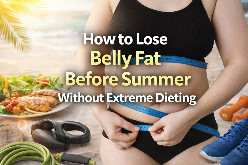 How to Lose Belly Fat Before Summer Without Extreme Dieting